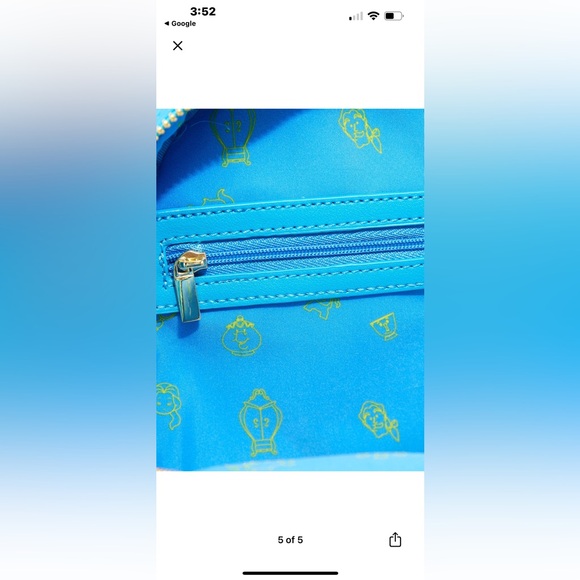 NWT Her Universe Disney Beauty and the Beast castle mini backpack - Picture 5 of 11